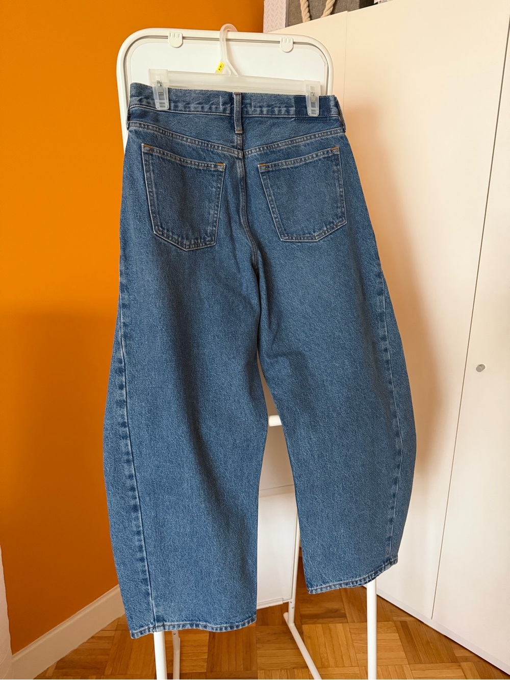 Abercrombie&Fitch Curve Love Mid Rise Barrel Jean - Picture 15 of 16